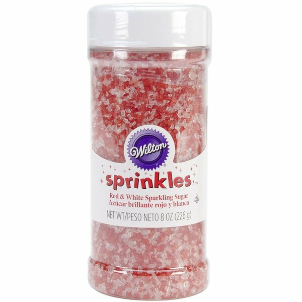 Wilton WLT SPARKLING SUGAR RED/WHITE 8Z W710987